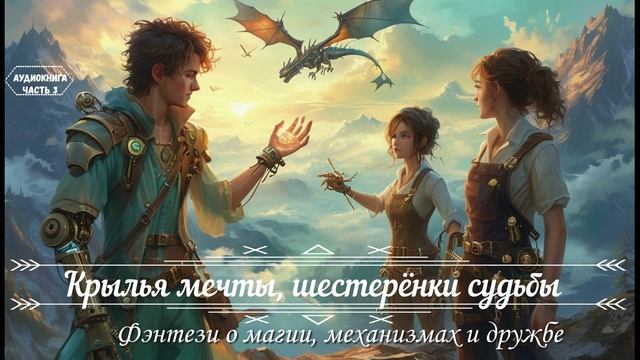🎧АУДИОКНИГА ПОЛНОСТЬЮ🔮Крылья мечты шестерёнки судьбы⚙️ЧАСТЬ3️⃣юмористическое фэнтези приключения⚔️ смотреть онлайн