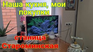 Ейск. Наша кухня, мои покупки. Поездка в Староминскую. Хоши на прогулке.