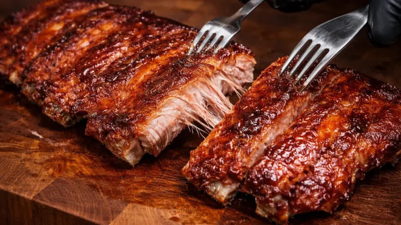 Свиные Ребрышки в Духовке. Оочень Нежные и Сочные. Самый Простой и Вкусный рецепт ребрышек смотреть онлайн