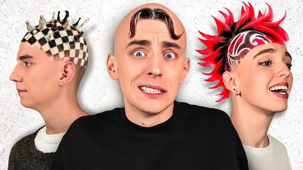 ВЛАД А4 - Сумасшедшие ПРИЧЕСКИ Челлендж ! ПАРИКМАХЕРСКАЯ А4 смотреть онлайн