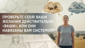 Проверьте себя! Ваши желания действительно «ваши», или они навязаны вам Системой?