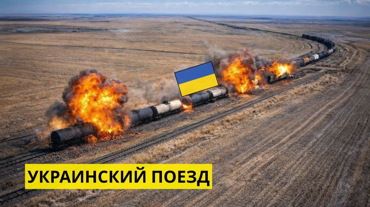 Россияне устроили засаду на поезд НАТО — и вот что произошло... смотреть онлайн