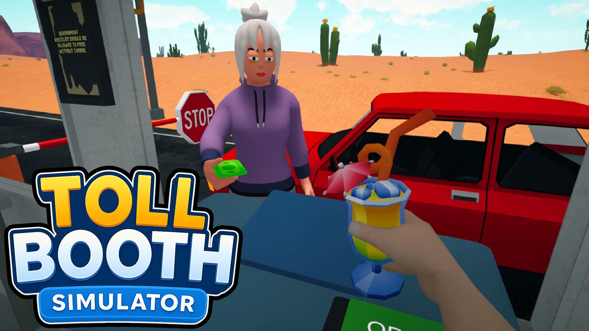 КОКТЕЙЛИ НА КПП - Toll Booth Simulator #Первыйвзгляд смотреть онлайн