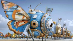 Бабочка [ai сюрр]