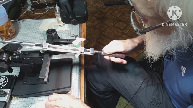 Казус при заточки на LXP MC25. Проверка мелких алмазов на наличие паразитов, после притирки. смотреть онлайн