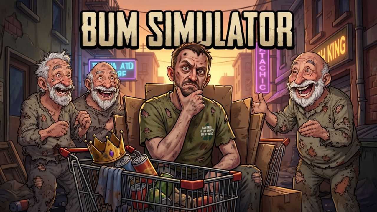 Б Б Б Бомж с корзинкой! И с голубем АБИЛКОЙ ✅ Bum Simulator #стрим 7 смотреть онлайн