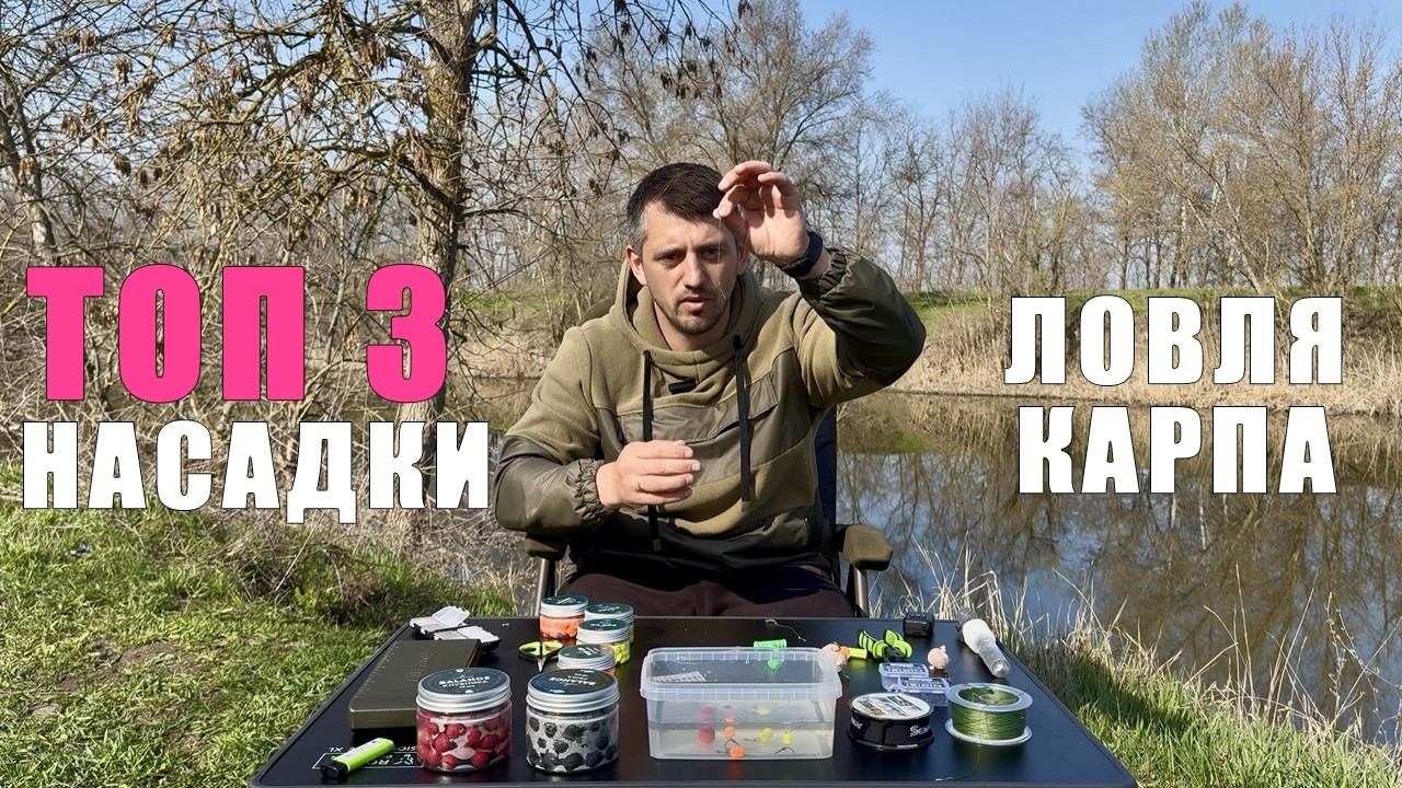 ЭТИ НАСАДКИ ЛОВЯТ КАРПА ВСЕГДА. Мой универсальный поводок. Карпфишинг 2025 смотреть онлайн