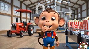 Добрые фермерские приключения обезьянки 🐒🚜 урожай и весёлые истории | 3D мультфильм для детей