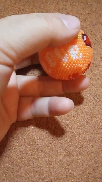 Шарик. Плетение из бисера. смотреть онлайн