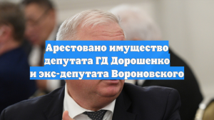 Арестовано имущество депутата ГД Дорошенко и экс-депутата Вороновского