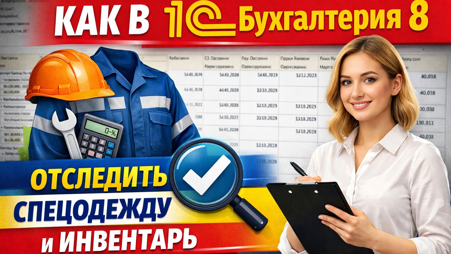 Как в 1С:Бухгалтерии 8 отследить спецодежду и инвентарь в эксплуатации смотреть онлайн