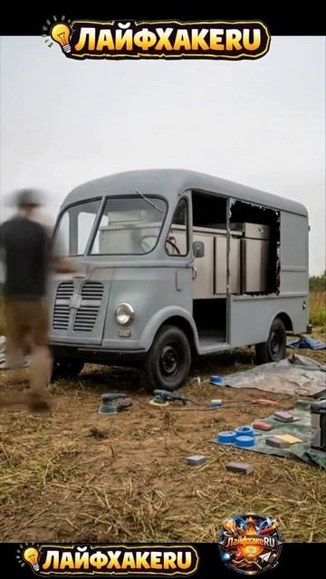 Преобразование винтажных пищевых грузовиков _ Ржавчина для кухни для гурманов Таймлапс#ЛайфхакеRU смотреть онлайн