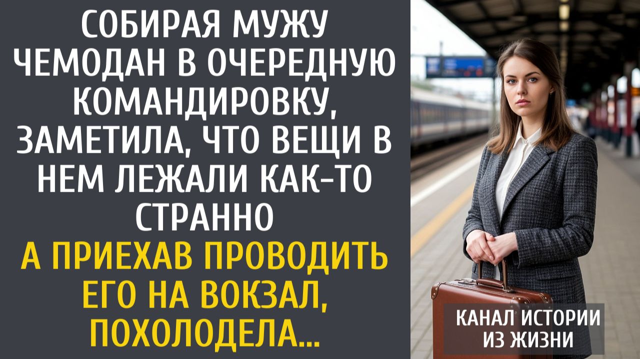 Истории из жизни: Собирая мужу чемодан в очередную командировку, заметила, что вещи в нем лежали… смотреть онлайн