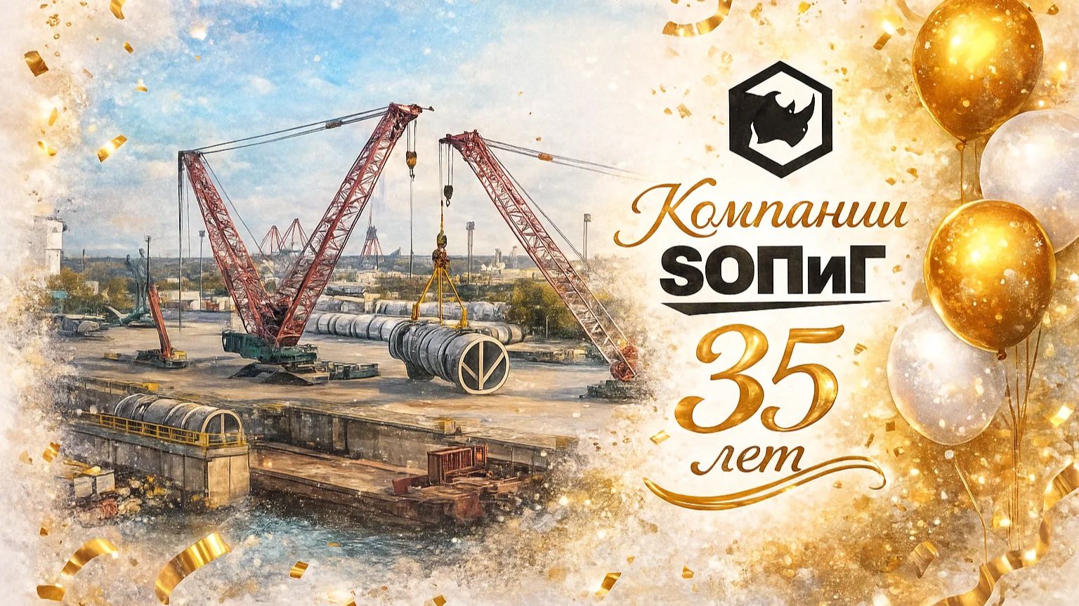 Сегодня особенный день: компания «СОПиГ» отмечает 35 летний юбилей! смотреть онлайн
