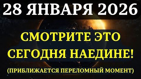 ЭТО ПРОИЗОШЛО: Вселенная сделала ВАЖНЫЙ ВЫБОР НАСЧЁТ ВАС (смотрите наедине).✅ смотреть онлайн