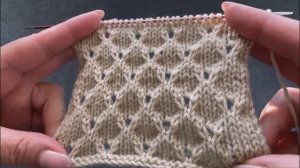 😍👍НЕОБЫЧНЫЕ РОМБЫ С АЖУРОМ🧶