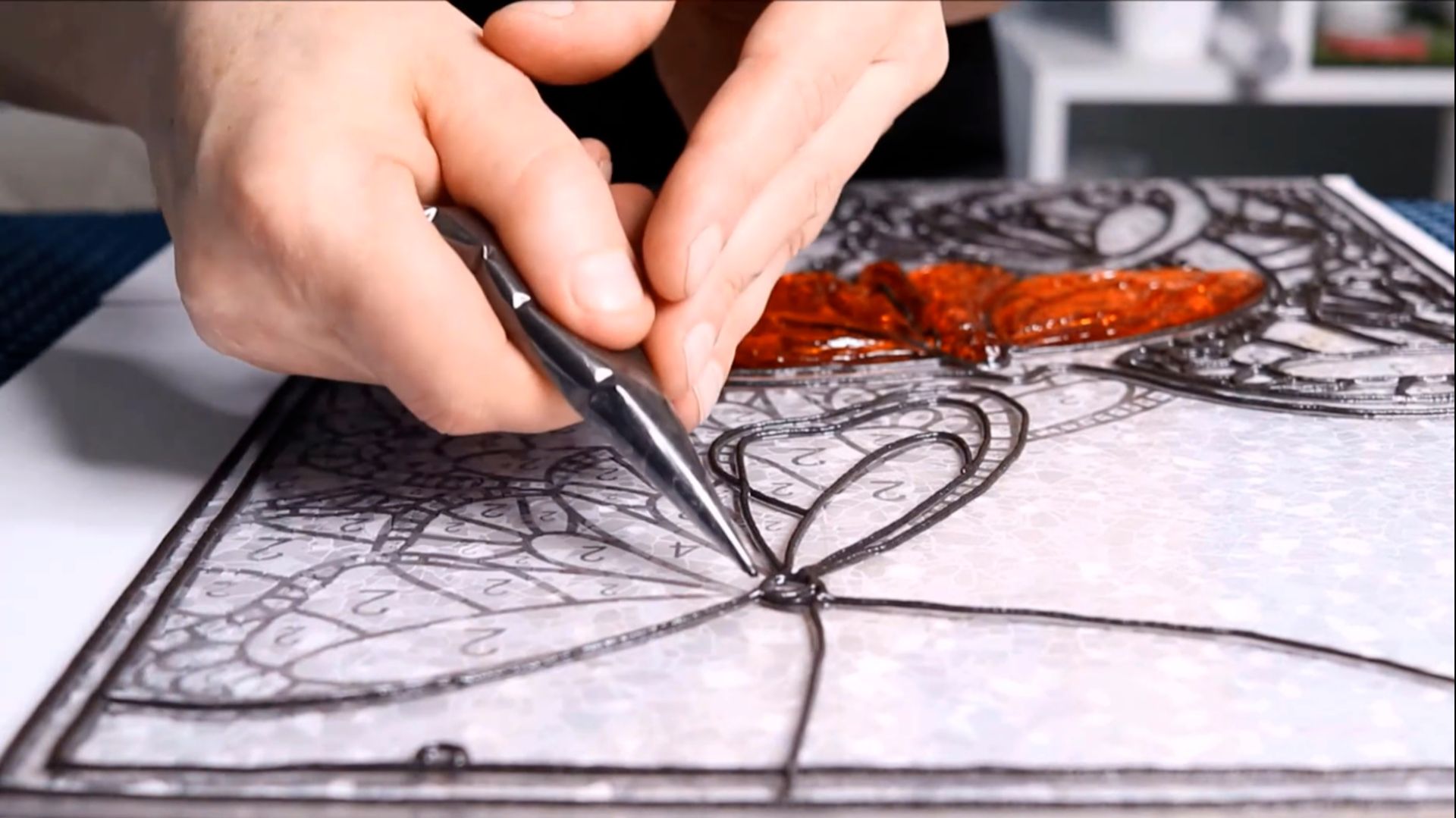 Отличный подарок своими руками \ Витражная картина из эпоксидной смолы смотреть онлайн