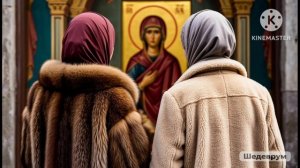 ДВЕ ЖЕНЩИНЫ СТОЯЛИ У ИКОНЫ ...