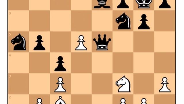 Михаил Таль красиво выигрывает у Бронштейна, жертвуя слона на _h6_ смотреть онлайн