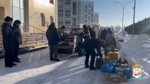 Сотрудники УМВД России по го Саранск передали гуманитарную помощь для участников СВО