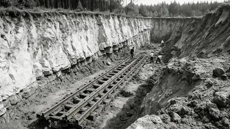 Железную дорогу неизвестной цивилизации нашли недалеко от Оренбурга смотреть онлайн