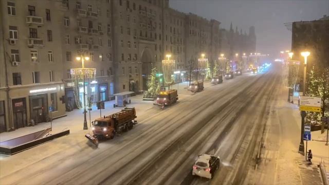 Снегопад в Москве смотреть онлайн