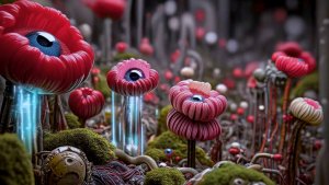 Цветущая Паника [ai сюрр]