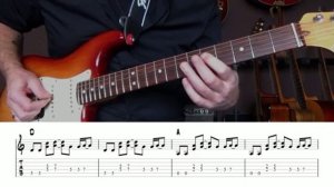Rock  Blues in A(guitar solo,tab)