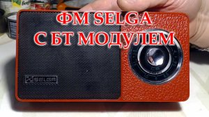 Селга с изменённым внутренним содержанием. Растянул ФМ диапазон, установил БТ модуль.