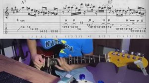 Parking Meter Blues in E (guitar solo,tab,backing track)