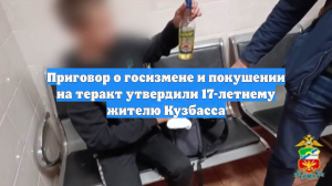 Приговор о госизмене и покушении на теракт утвердили 17-летнему жителю Кузбасса