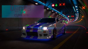 ФАНК-ДРАЙВ | NISSAN SKYLINE GT-R R34 В ТОННЕЛЕ | VIBE