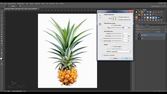 Урок № 2 от Ирины Выделяем ананас в Photoshop смотреть онлайн