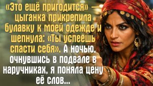 Это ещё пригодится» — цыганка прикрепила булавку к моей одежде и шепнула： «Ты успеешь спасти себя..