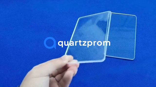 Диск из кварцевого стекла с высоким светопропусканием, термостойкий