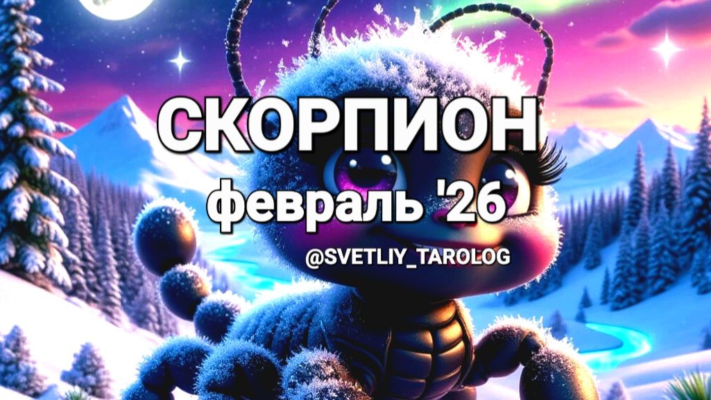 ♏️ СКОРПИОН. ФЕВРАЛЬ 2026 год 🔮 смотреть онлайн