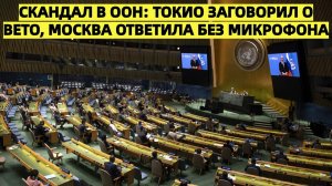 Скандал в ООН: Токио заговорил о вето, Москва ответила без микрофона