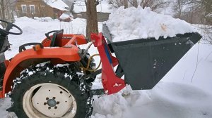 Ковш задней навески для минитрактора