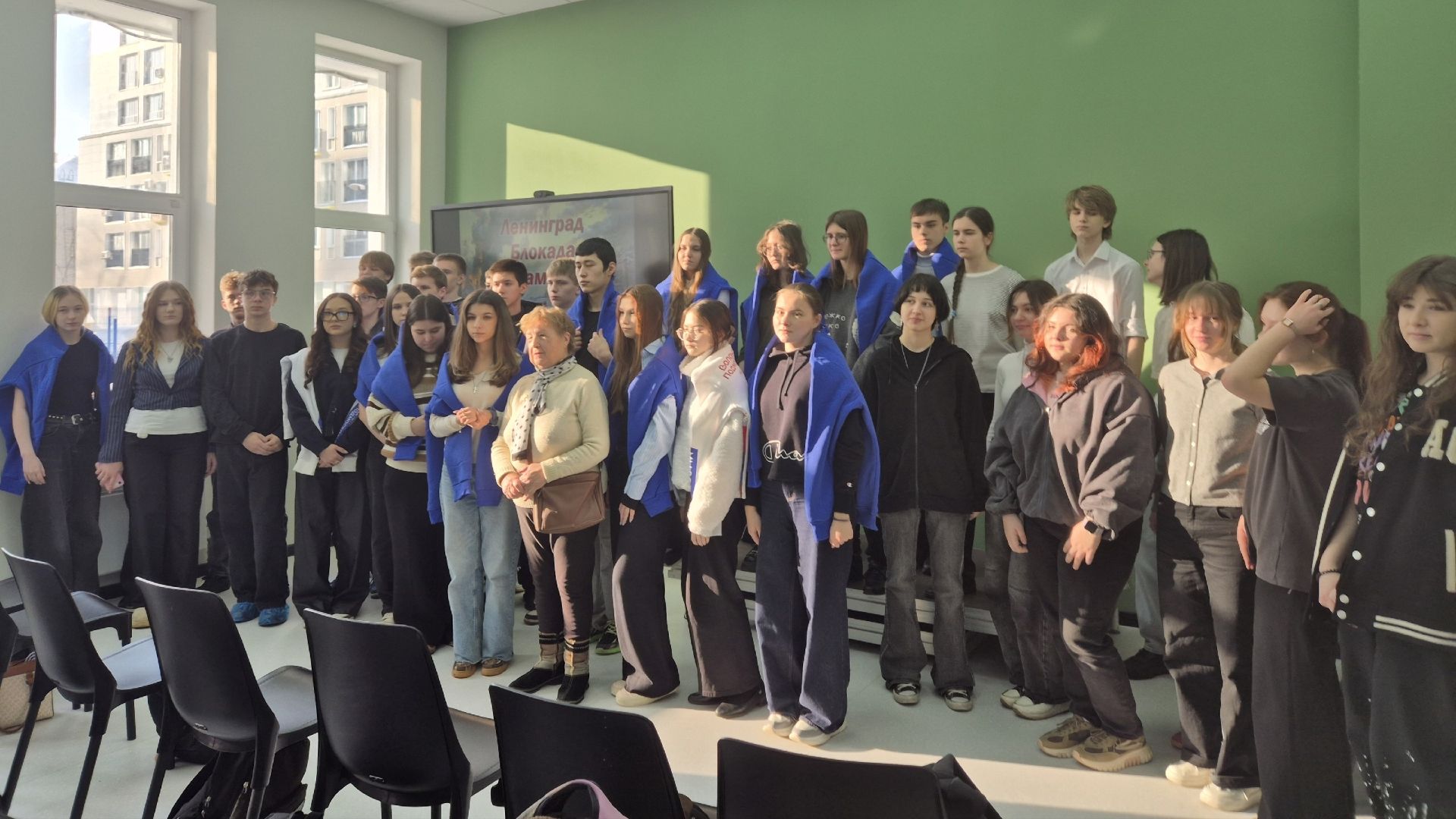 Школьники встретились с жительницей блокадного Ленинграда Ириной Ширяевой смотреть онлайн