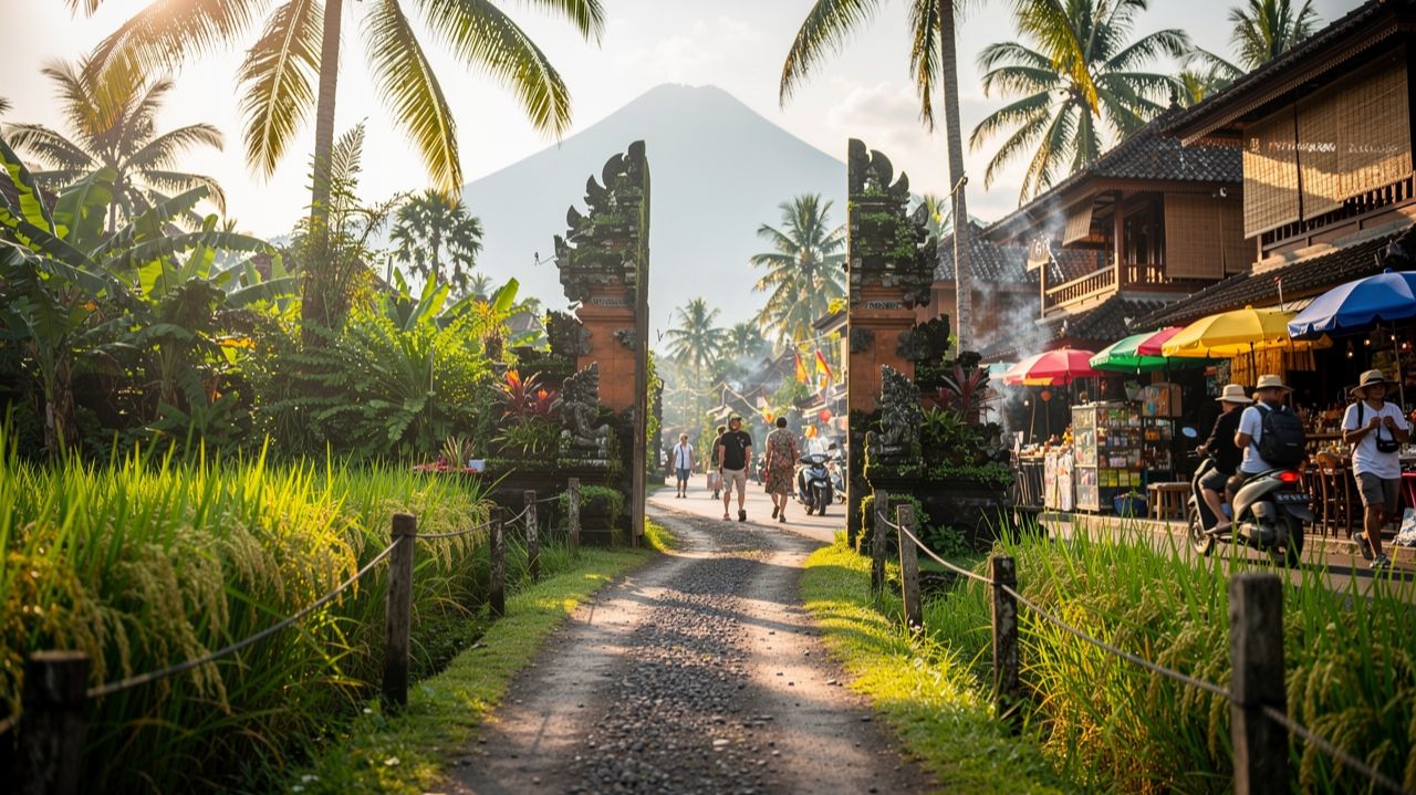 Убуд Бали спокойная прогулка по тропе Sweet Orange и центру города 🌿 смотреть онлайн