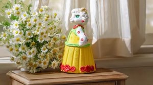 ШКАТУЛКА, ПОДСВЕЧНИК КОЗОЧКА « МИМИ»