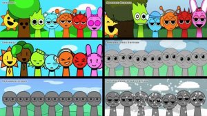 Mix All Together Sprunki vs Sprunksters Edition vs Sprunkalicious vs Sprunki Christmas Edition - P5