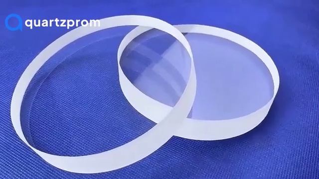 Диаметр 10 900 мм. Круглое смотровое окно из полностью полированного кварца