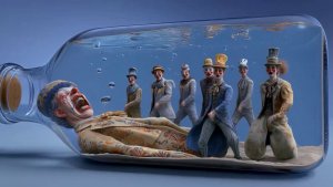 Слеза в бутылке [ai сюрр]