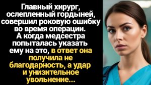 ИСТОРИИ ИЗ ЖИЗНИ/Главный хирург совершил роковую ошибку во время операции