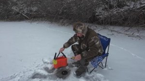 Зимняя рыбалка, ерик Каширин. Мороз -18