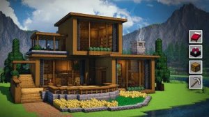 Лучший СТАРТОВЫЙ дом из дерева в Minecraft