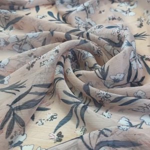 ТД НеваТкани. Артикул К-2344-1-2 шифон ЙОРК принт