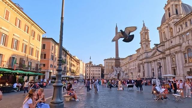 🇮🇹 Рим, Италия - прогулка длинной в четыре часа смотреть онлайн