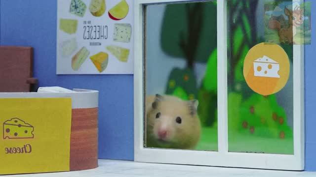 Маленький хомяк бегает по супермаркету, раздражая свою мать! смотреть онлайн